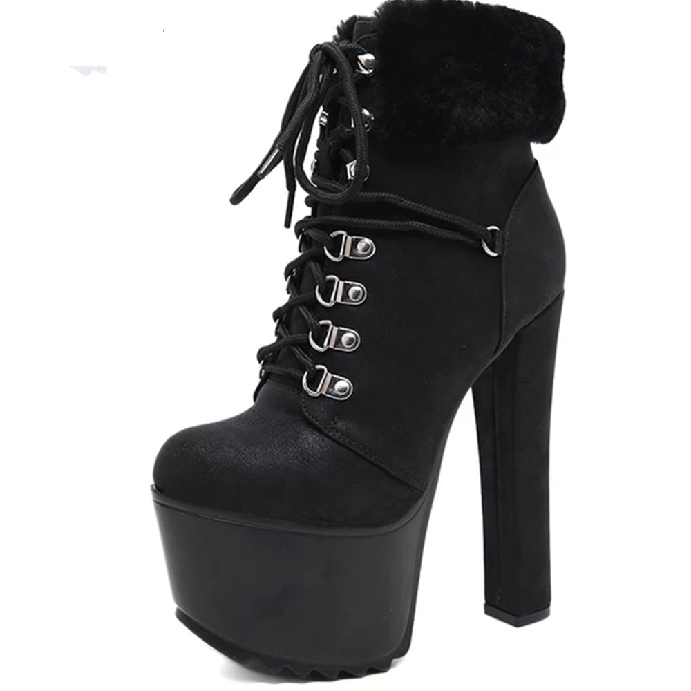 High Heels Punk Shoes Boot