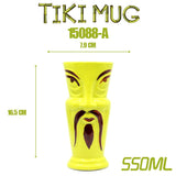 Tiki keller cocktail glass