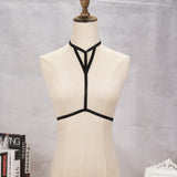 Garter Belt Rave Pastel Gothic Cage Bra