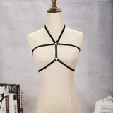 Garter Belt Rave Pastel Gothic Cage Bra