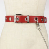 Waist Belt Rock Black Chain