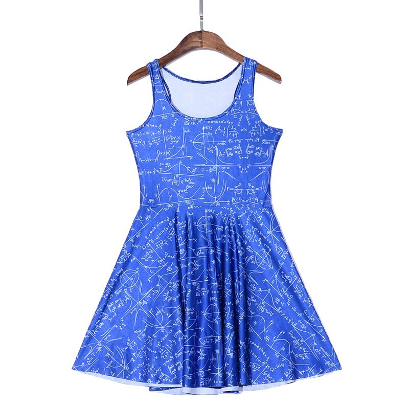 Sleeveless Skater Pleated Dress