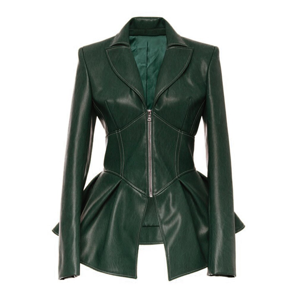 Jacket Black Faux Leather
