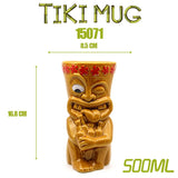 Tiki keller cocktail glass
