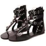 Gothic Skull Sandals