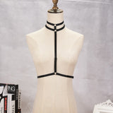 Garter Belt Rave Pastel Gothic Cage Bra