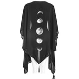 Gothic Asymmetrical Cardigan Cape