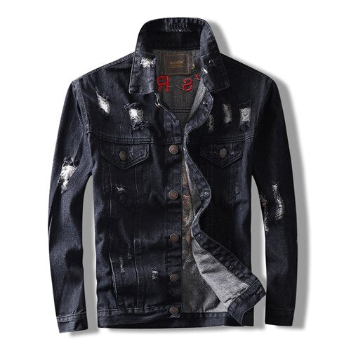 Men Jacket Black Color Skull
