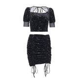 Sexy Mesh Bandage Bodycon