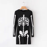 Printing Long Sleeve Dress