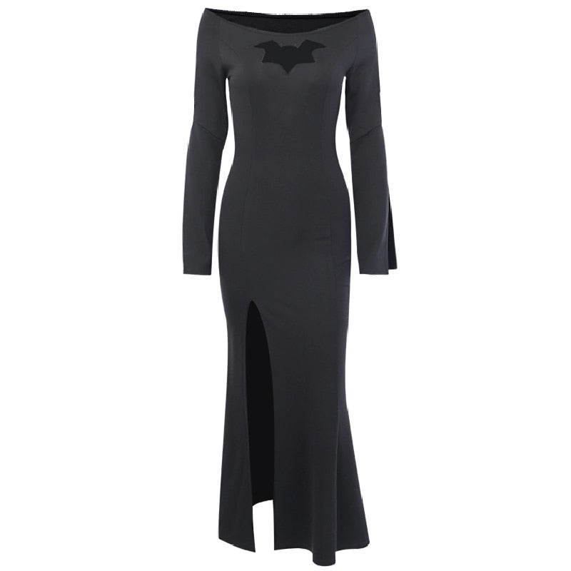 Sexy Dress Women Bat Hollow Out