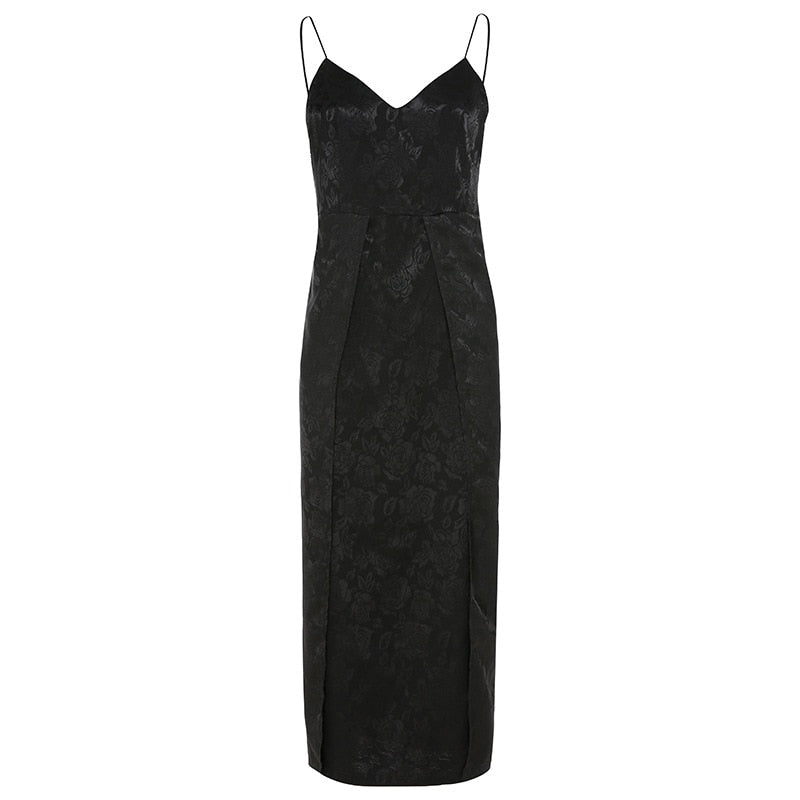 Gothic Black Long Dress