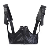 Sexy Leather Crop Top