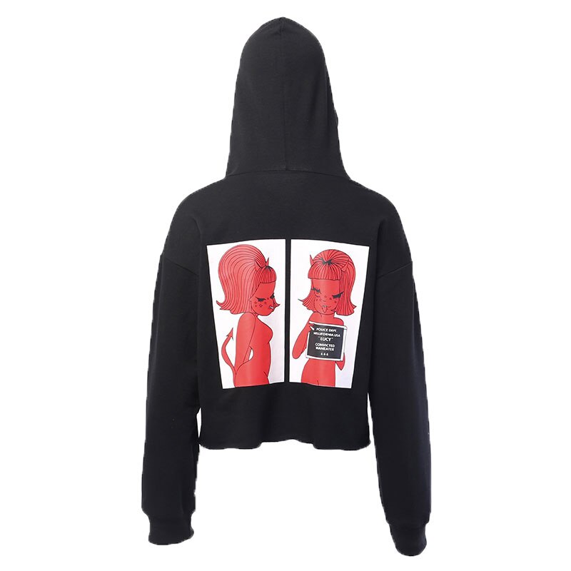 Funny Long Sleeve Hoodie Printed