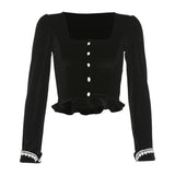 Vintage T-shirts Bodycon Crop Top