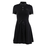 Sexy Darkness Pleated Short Dresses