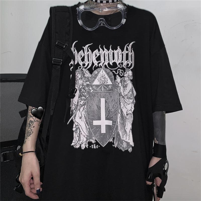 Cross T-Skirt Short Sleeve Plus Size