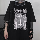 Cross T-Skirt Short Sleeve Plus Size