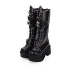 Gothic Punk High Boots