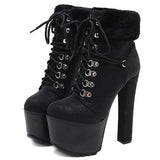 High Heels Punk Shoes Boot
