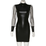 Punk Gothic Dresses Mesh Fashion