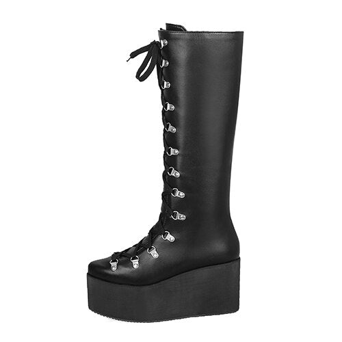 Knee High Boots Pointed Toe