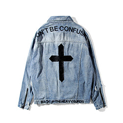 Hip Hop Men Denim Jackets