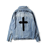 Hip Hop Men Denim Jackets
