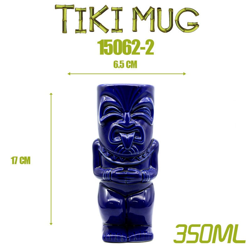 Tiki keller cocktail glass