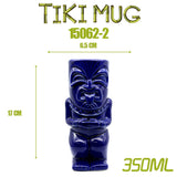 Tiki keller cocktail glass