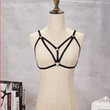 Garter Belt Rave Pastel Gothic Cage Bra