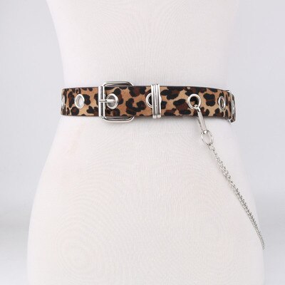 Waist Belt Rock Black Chain
