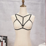 Garter Belt Rave Pastel Gothic Cage Bra
