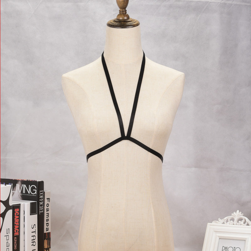 Garter Belt Rave Pastel Gothic Cage Bra