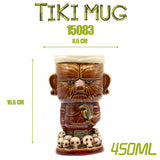Tiki keller cocktail glass