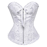 Sexy Gothic Zipper Bustiers