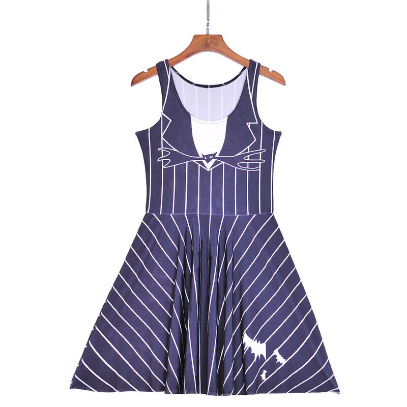 Sleeveless Skater Pleated Dress