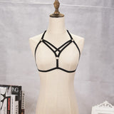 Garter Belt Rave Pastel Gothic Cage Bra