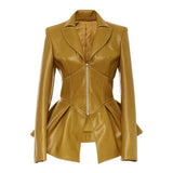 Jacket Black Faux Leather