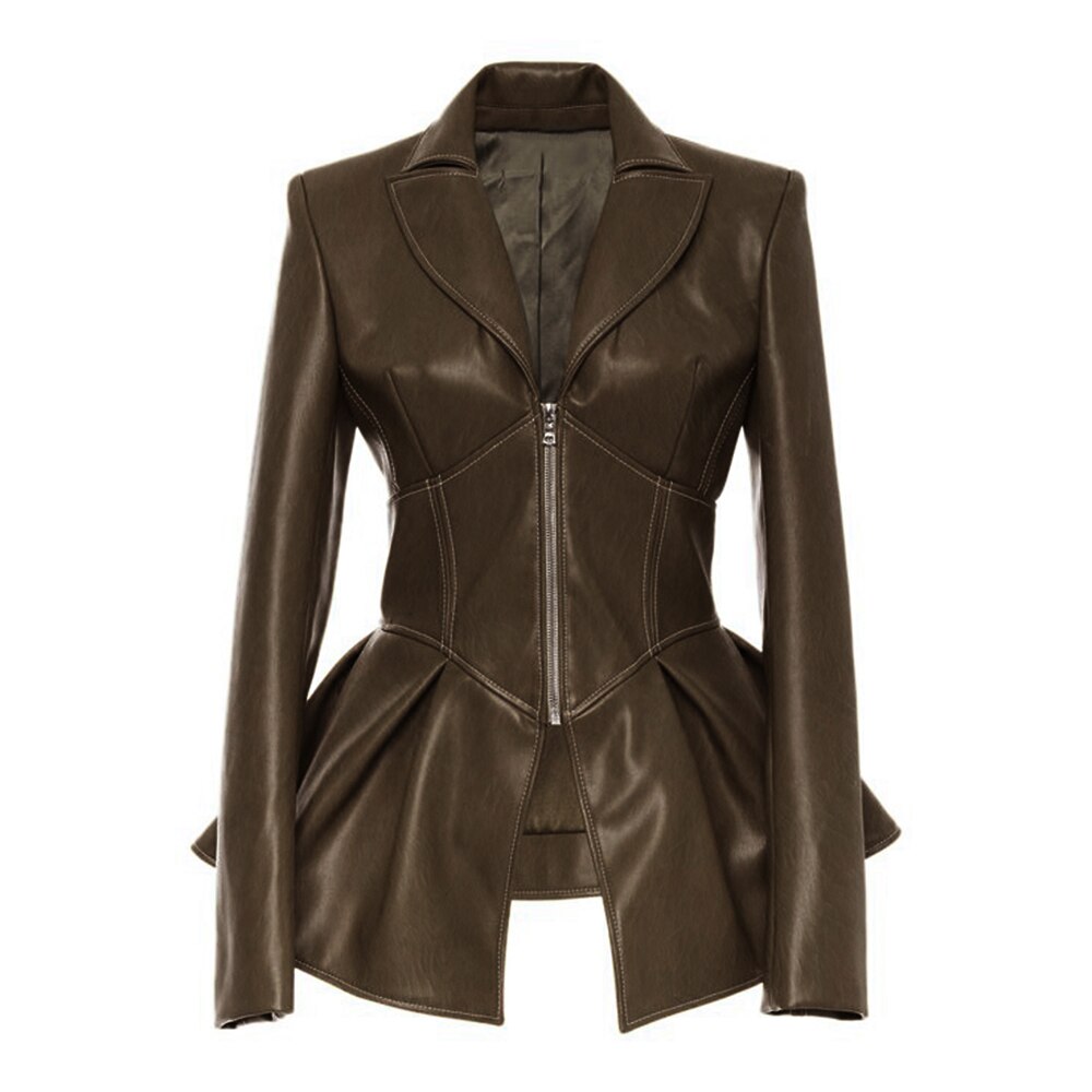 Jacket Black Faux Leather