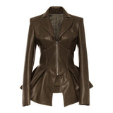 Jacket Black Faux Leather