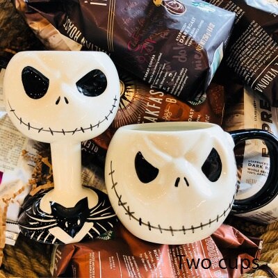 Skull Skeleton Head Ghost Mug