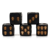 5pcs/set Black Skull Dice