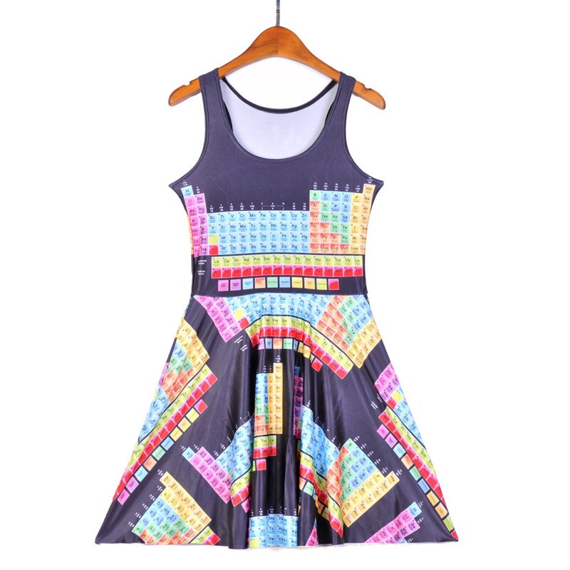Sleeveless Skater Pleated Dress