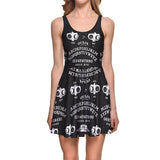 Sleeveless Skater Pleated Dress
