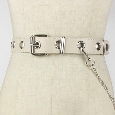 Waist Belt Rock Black Chain