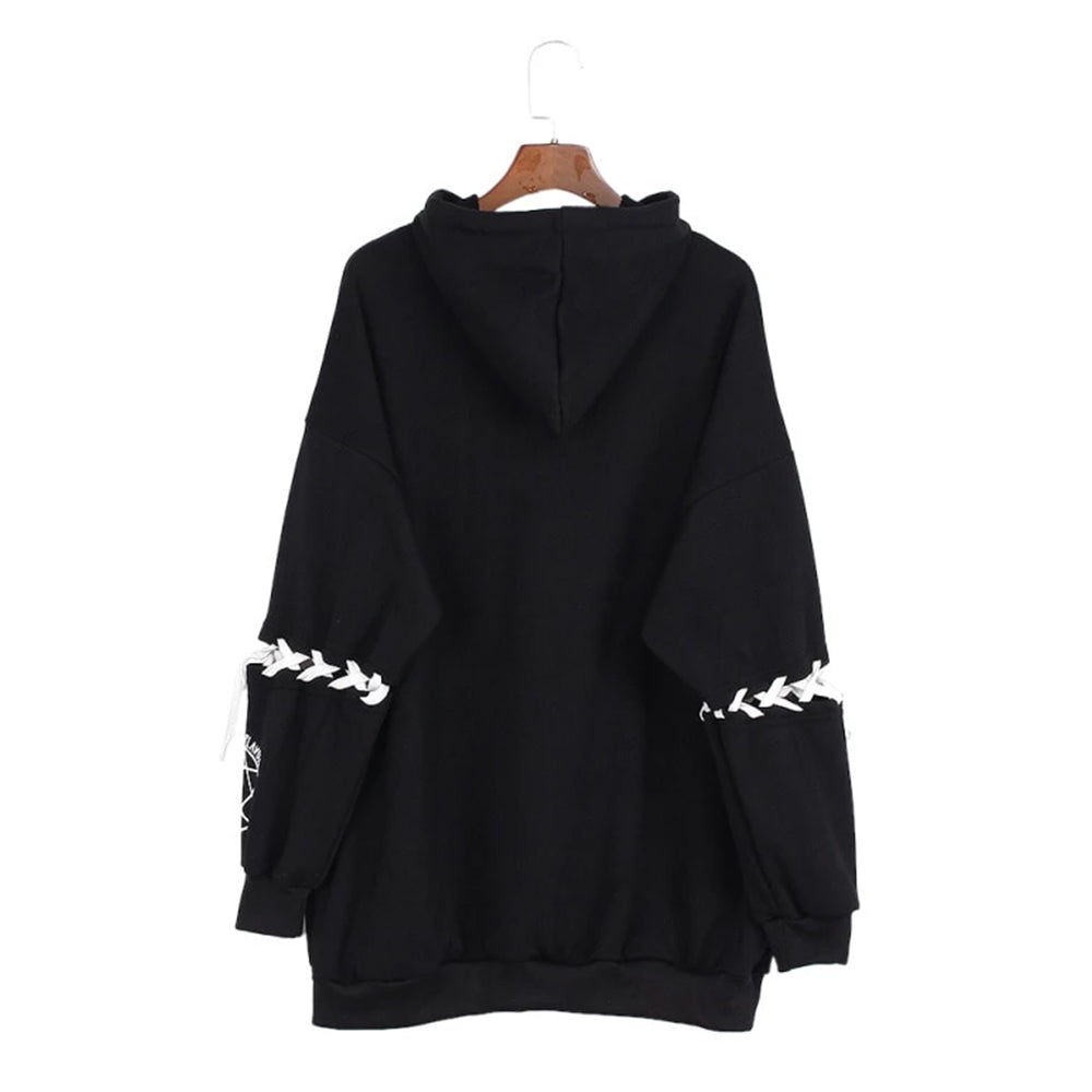 Hoodies Gothic Punk Velvet Hooded