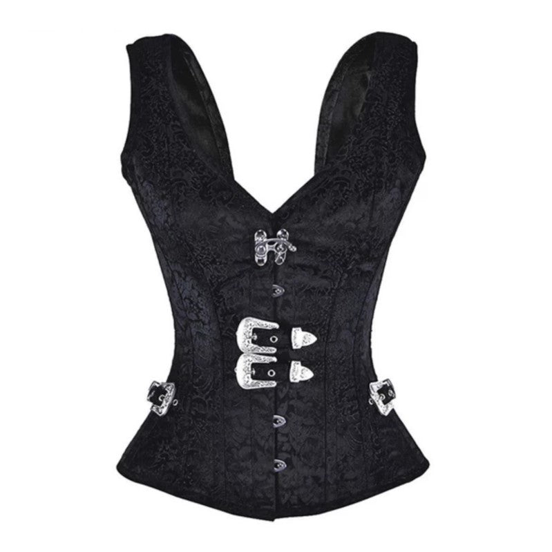 Gothic Sexy Black Corset Steampunk