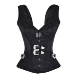 Gothic Sexy Black Corset Steampunk
