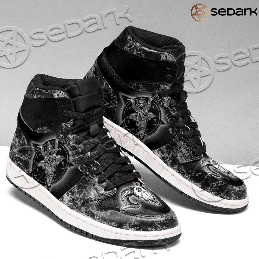 Satanic G Jordan Sneakers BW